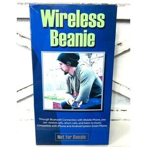 Bluetooth Wireless Beanie Hat Music Headphone Speaker Compatible iPhone Android